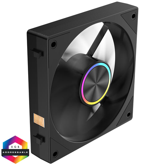 Powercool Velocity 120mm FDB Black 4pin PWM Cooling Fan
