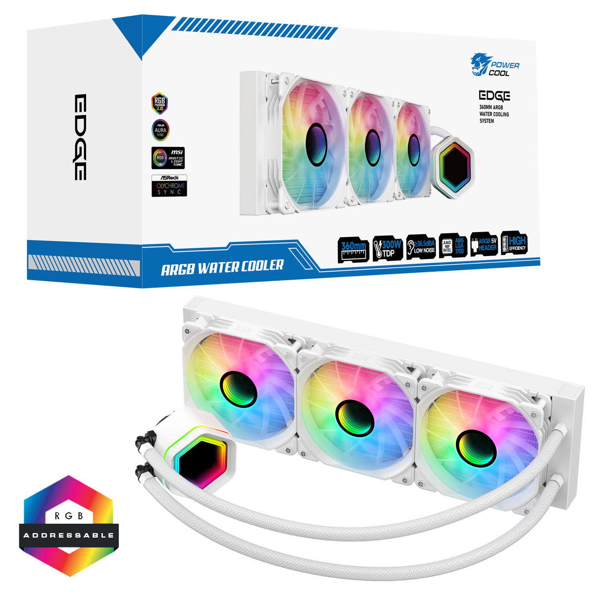 The Vision – Ryzen 7 / RX 9060 XT 16GB White Gaming PC