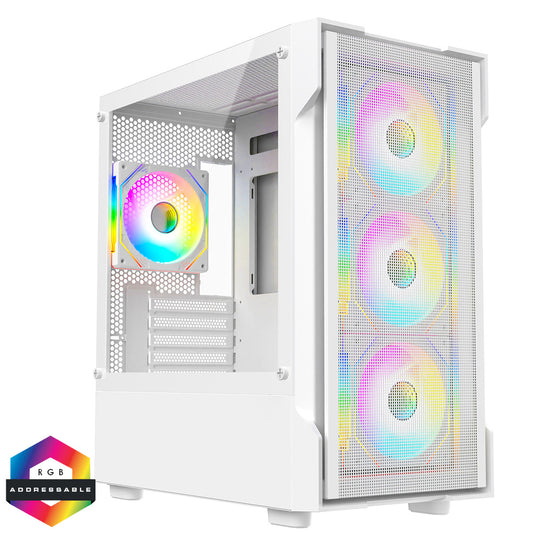 Phoenix Dream | Ryzen 5 3600 | GTX 1070 8 GB | 16 GB DDR4 | 1 TB SSD | White ARGB Gaming PC