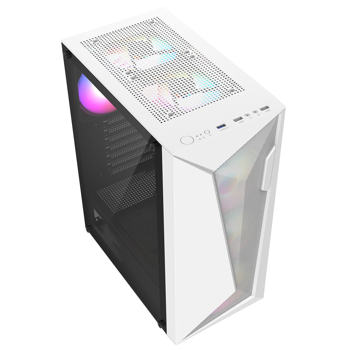 The Carisma White Edition – RTX 5070 Gaming PC | 1440p Gaming | White Build | DDR5 | Streaming Ready