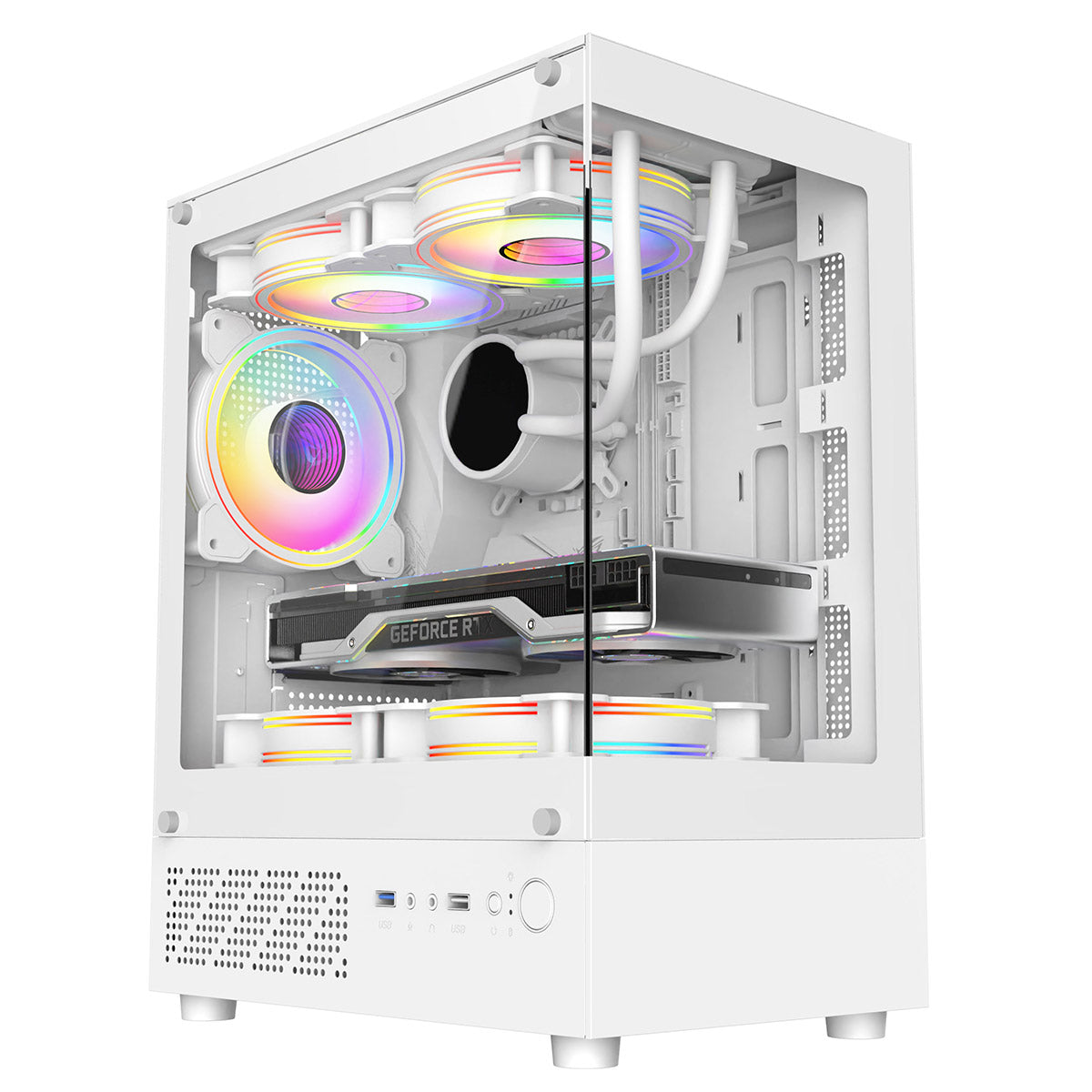 Frostbyte Gaming PC - Ryzen 7 + Arc B570 10GB GPU + Watercooling + 16GB DDR4