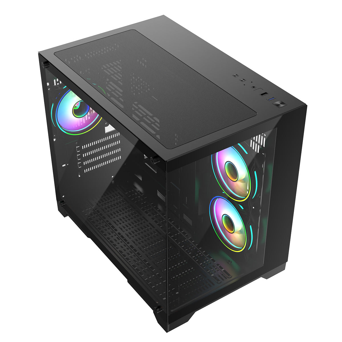 CONCEPT BLACK Bargain Boost Pro Gaming PC – Ryzen 5 3600X | RX 5700 XT 8GB | 16GB RAM | 1080p & 1440p Ready