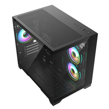 CONCEPT BLACK Bargain Boost Pro Gaming PC – Ryzen 5 3600X | RX 5700 XT 8GB | 16GB RAM | 1080p & 1440p Ready
