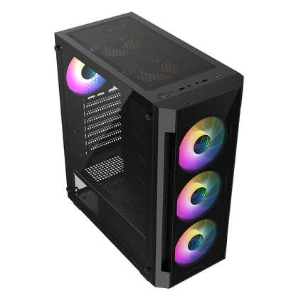 Hawkins Streamer Bundle Gaming PC Dual Screen Setup Ryzen 5 5600 RTX 3070 32GB RAM 1440p 200Hz Monitor | DDR4