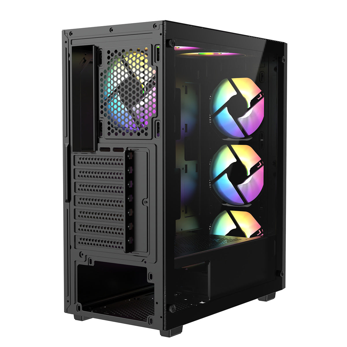 Hawkins Streamer Bundle Gaming PC Dual Screen Setup Ryzen 5 5600 RTX 3070 32GB RAM 1440p 200Hz Monitor | DDR4