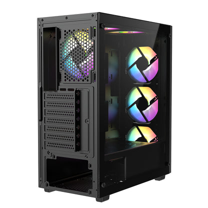 Hawkins Streamer Bundle Gaming PC Dual Screen Setup Ryzen 5 5600 RTX 3070 32GB RAM 1440p 200Hz Monitor | DDR4