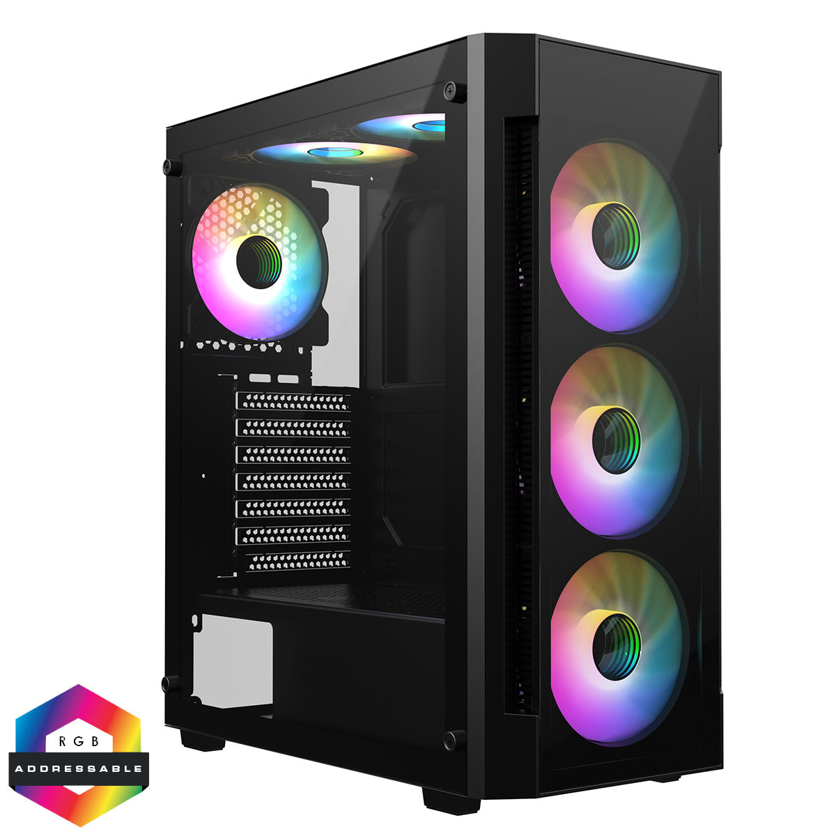Hawkins Streamer Bundle Gaming PC Dual Screen Setup Ryzen 5 5600 RTX 3070 32GB RAM 1440p 200Hz Monitor | DDR4