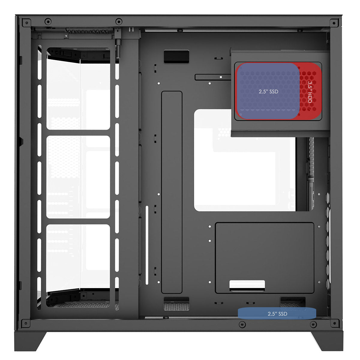 CiT DS360 RGB Gaming Case – Black Edition