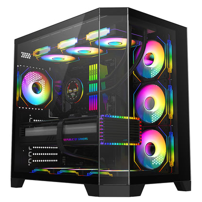 CiT DS360 RGB Gaming Case – Black Edition