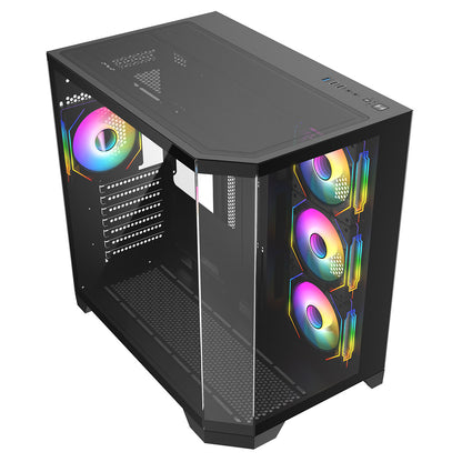 CiT DS360 RGB Gaming Case – Black Edition