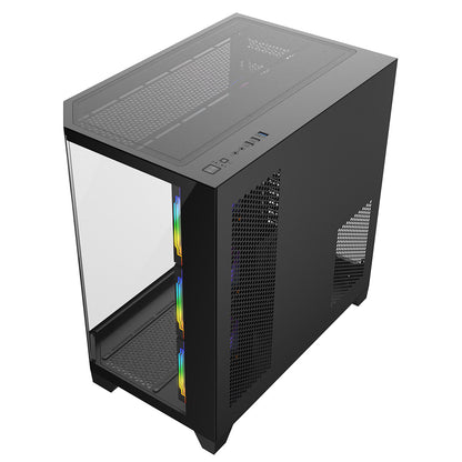 CiT DS360 RGB Gaming Case – Black Edition