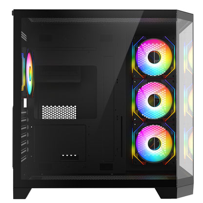 CiT DS360 RGB Gaming Case – Black Edition