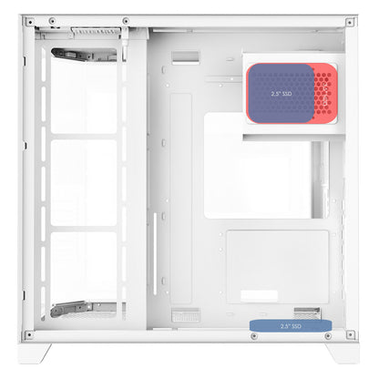 CiT DS360 RGB Gaming Case – White Edition