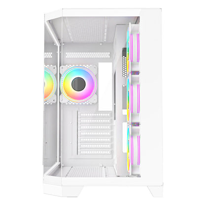 CiT DS360 RGB Gaming Case – White Edition