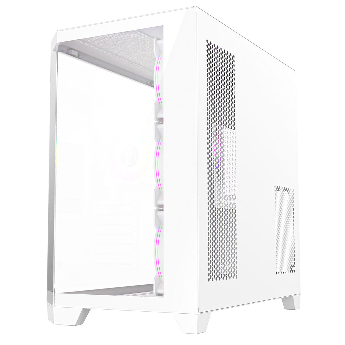 CiT DS360 RGB Gaming Case – White Edition