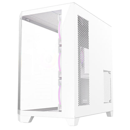 CiT DS360 RGB Gaming Case – White Edition