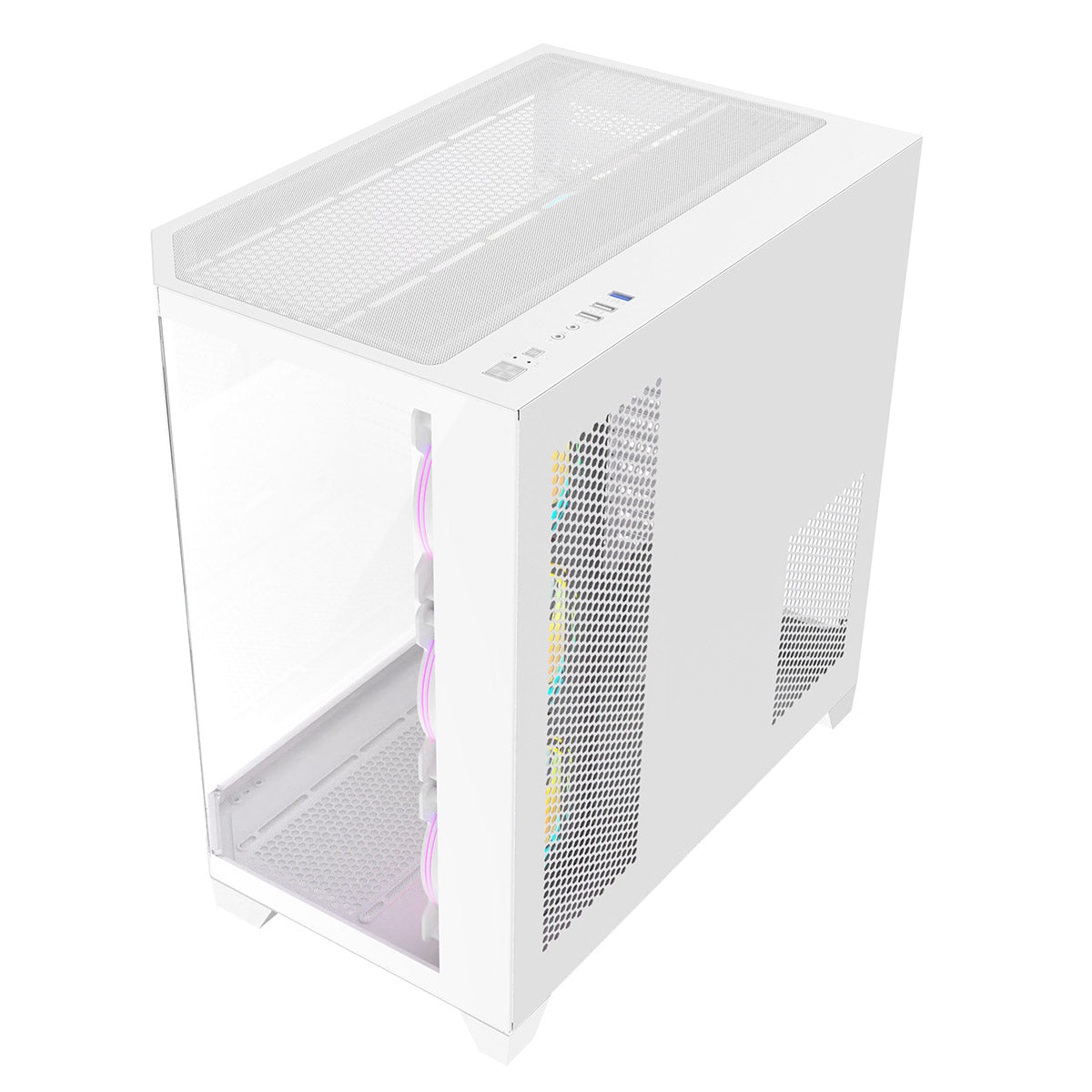 CiT DS360 RGB Gaming Case – White Edition
