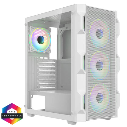 NEO PC Ryzen 3 3200G 4 Core - Vega 8 onboard Graphics - 16GB DDR4 - 512GB SSD (White)