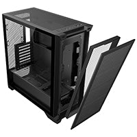 CiT Pro Creator XR Mid-Tower ATX PC Black Gaming Case With Mesh Front Panel and Tempered Glass Side Panel and 7 x ARGB Fans