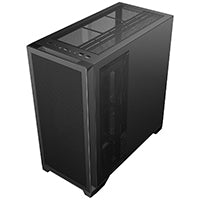 CiT Pro Creator XR Mid-Tower ATX PC Black Gaming Case With Mesh Front Panel and Tempered Glass Side Panel and 7 x ARGB Fans