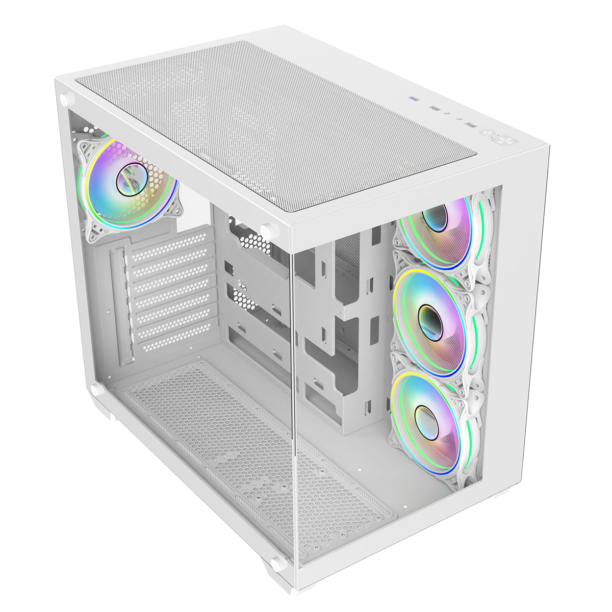The Vision – Ryzen 7 / RX 9060 XT 16GB White Gaming PC
