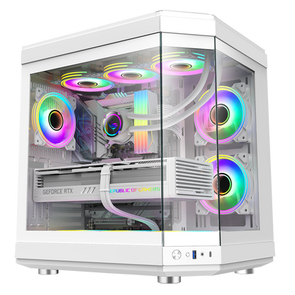 Hype Gaming Powerhouse – Ryzen 5 7600X | RX 7600 | 32GB RGB RAM | 1TB NVMe | 360mm AIO
