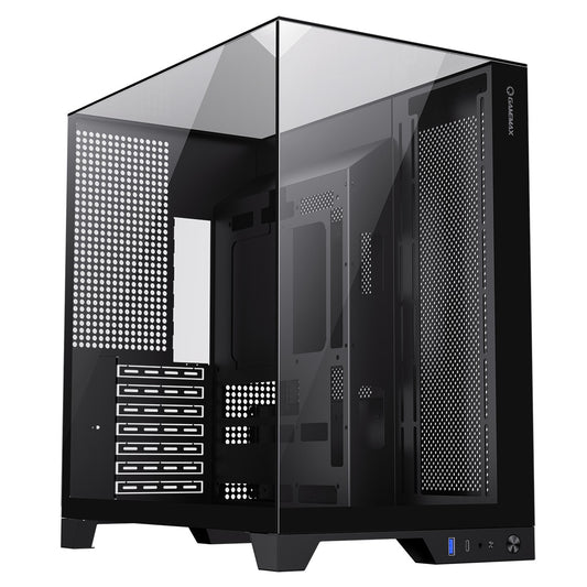 GameMax Infinity Plus Black ATX Three-Sided Tempered Glass Gaming Case