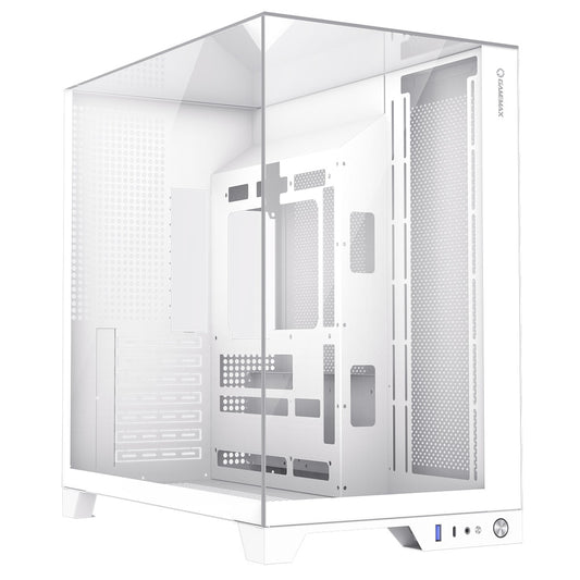 GameMax Infinity Plus White ATX Three-Sided Tempered Glass Gaming Case