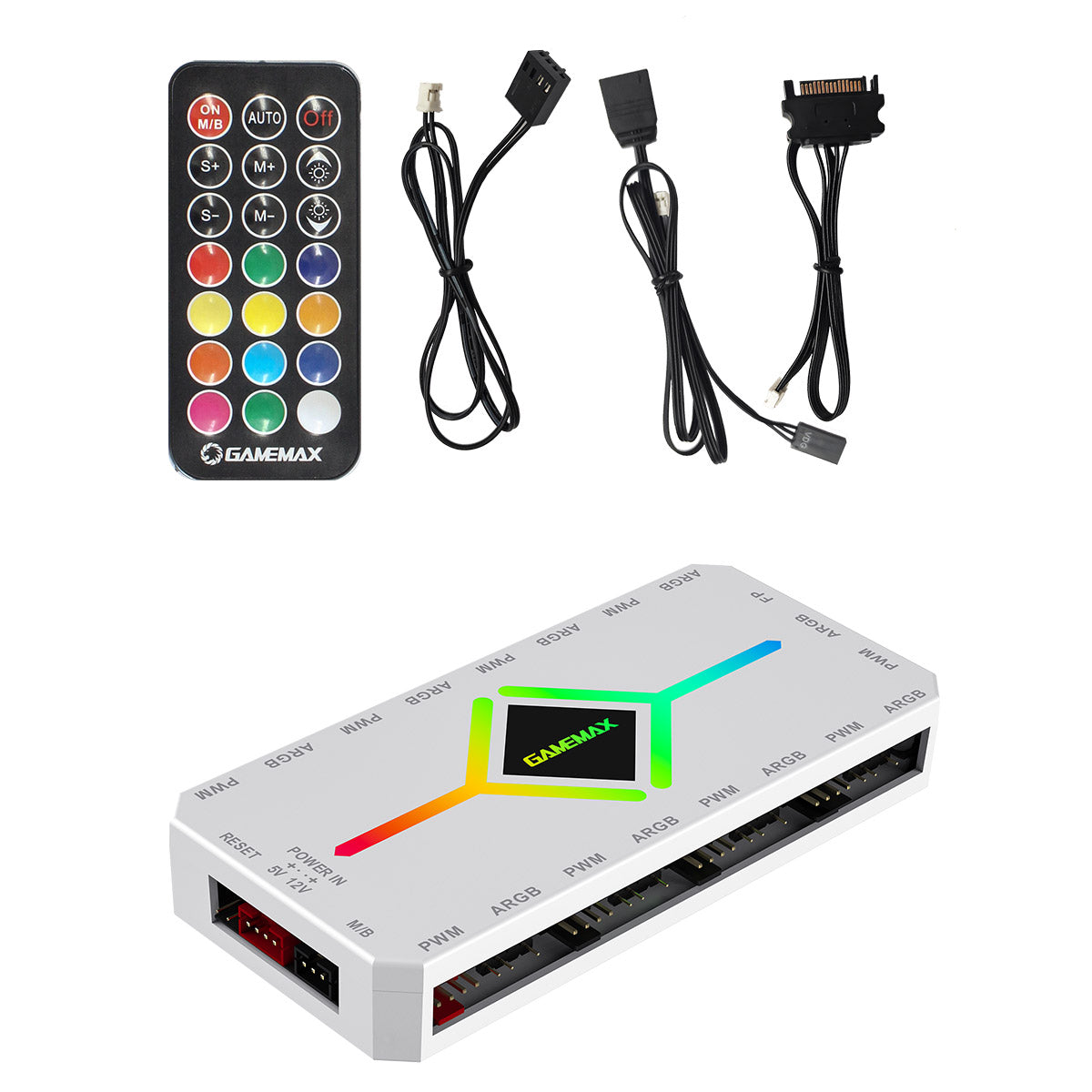 THE APEX PRO WHITE — Ryzen 5 5600XT | Arc B580 12GB | 16GB | 1TB NVMe | WiFi | Windows 11