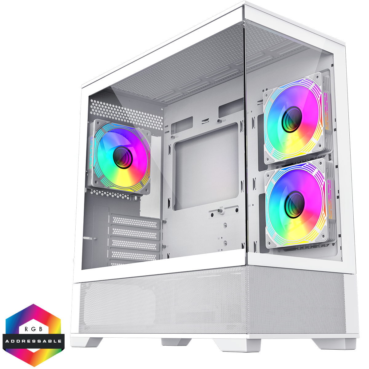 The Arctic Strike Limited Edition Gaming PC | Ryzen 5 5500 | White RTX 5060 | 32GB White RAM | 1TB SSD | White 360mm AIO