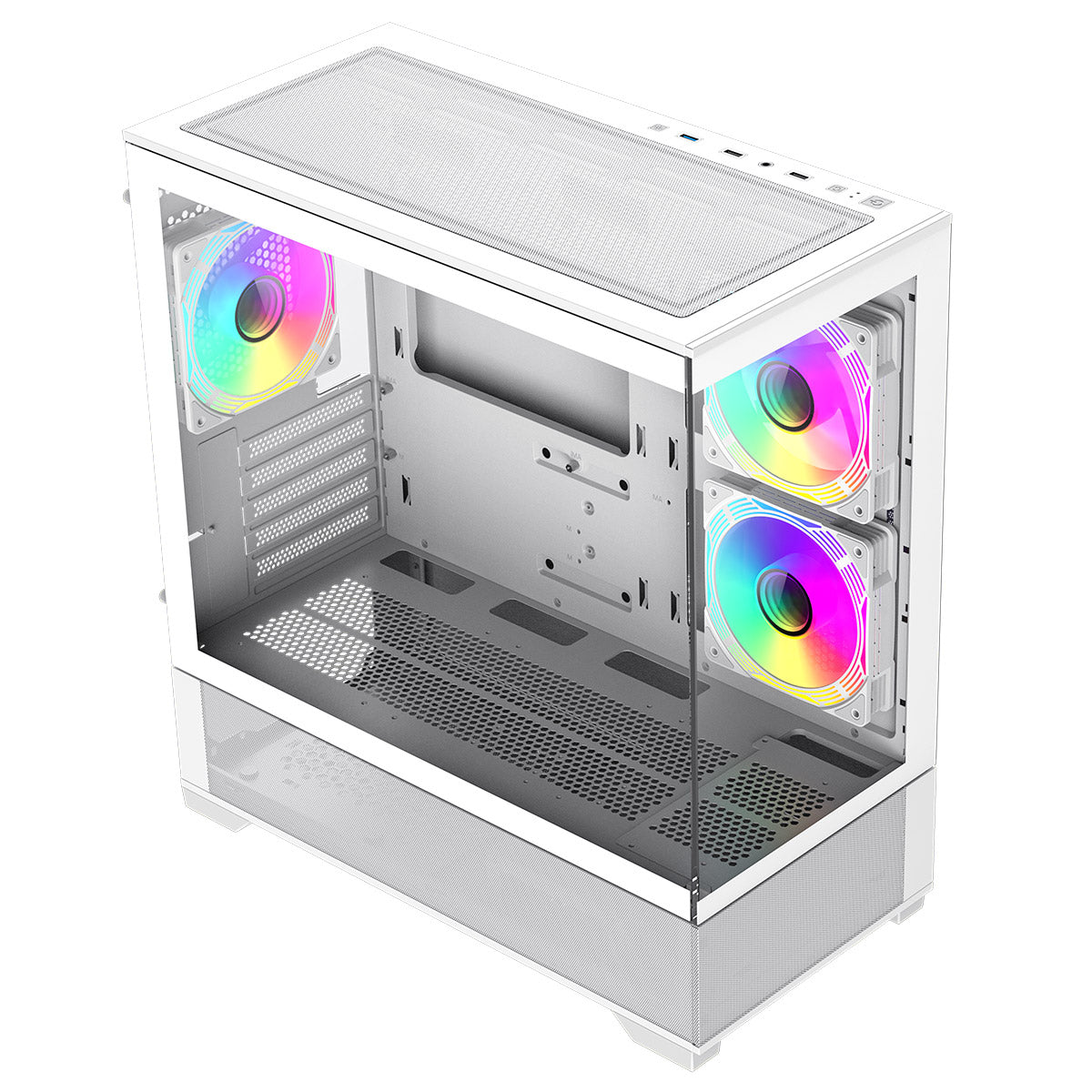 The Mason Bargain Starter Bundle – Ryzen 5 • RX 580 8GB • 16GB RAM • 500GB SSD• 100Hz Monitor • Full White Gaming Setup