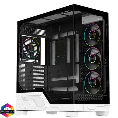 ULTRA WHITE Elite Gaming PC – Ryzen 9800X3D • RTX 5080 16GB • 32GB DDR5 • AM5