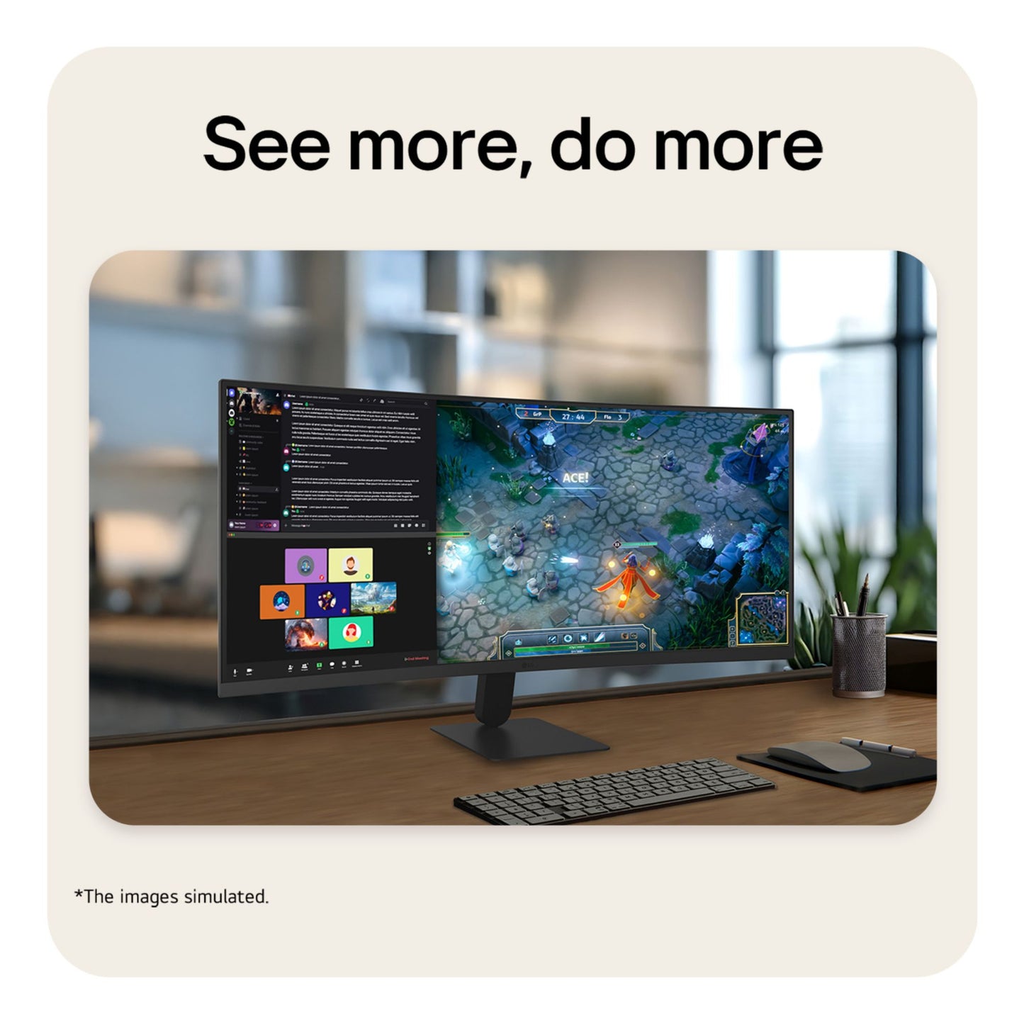 LG 27 VA MONITOR CURVED 34U601B-B