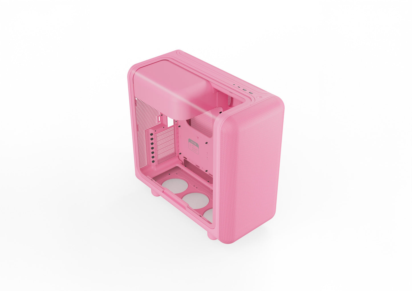 HYTE X50 MID TOWER CASE STRAWBERRY MILK