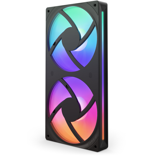 NZXT F280 RGB CORE DUAL FAN UNIT BLK
