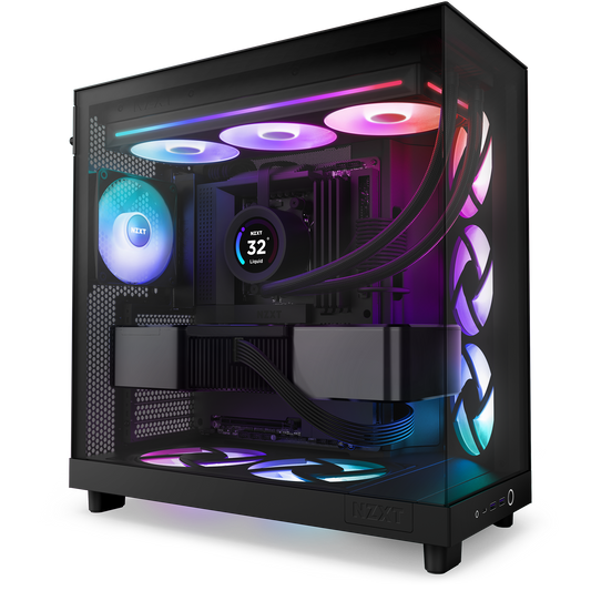 NZXT F360 RGB CORE DUAL FAN UNIT BLK