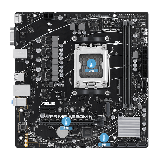 ASUS AM5 PRIME A620AM-K M-ATX