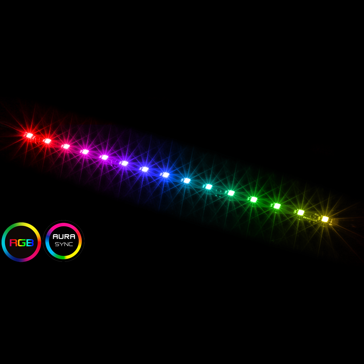 GameMax Viper ARGB 30cm Strip 3pin Aura Sync 15 LED - OEM