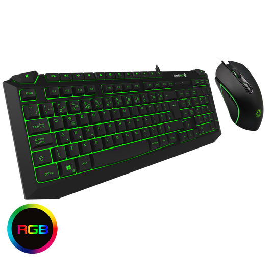 GameMax Pulse Kit 7 Colour RGB Keyboard with Pulsing Mouse