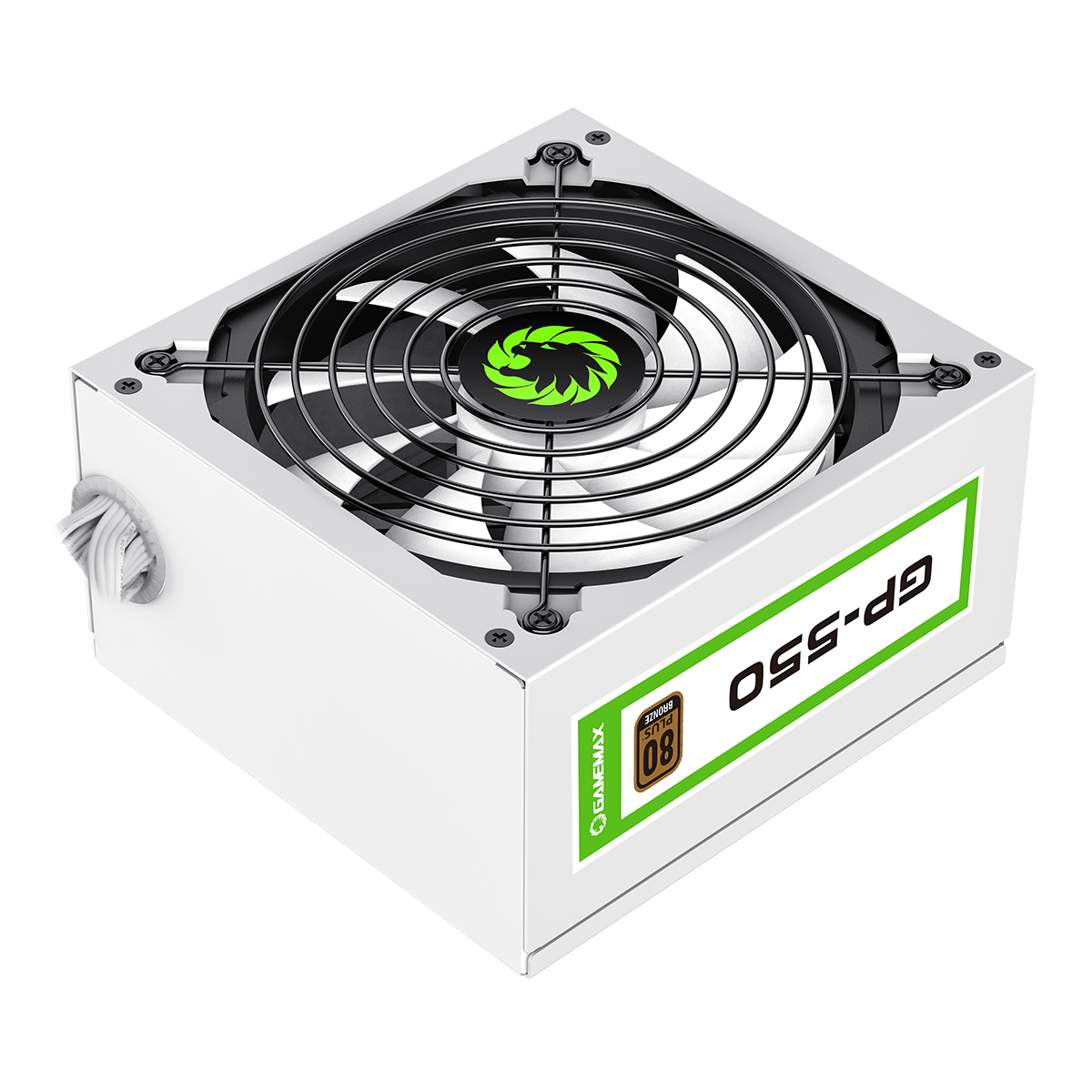 GP550 White 550W 80 Plus Bronze Wired Power Supply - Pink Parsnip Computers