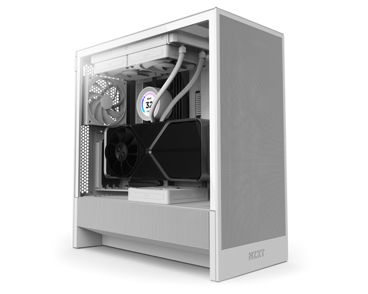 NZXT H5 FLOW MID TOWER CASE WHITE
