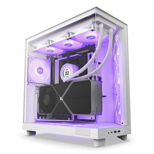 NZXT H6 FLOW RGB MID TOWER CASE BLACK