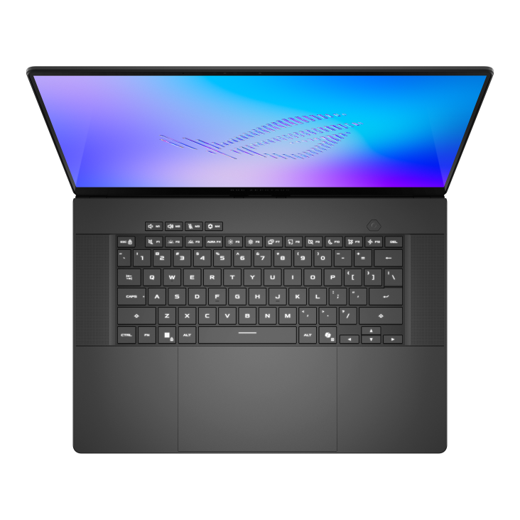 ROG Zephyrus G16 top down view