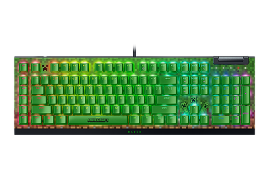 RAZER BLACKWIDOW V4 X MINECRAFT GREEN US