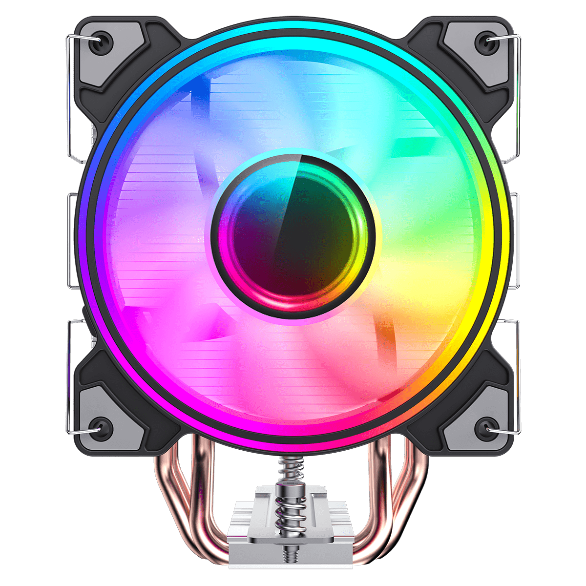 Ice Blade CPU Cooler With 120mm PWM ARGB Infinity Fan 4 x 6mm Heat Pipes TDP 190W - Pink Parsnip Computers