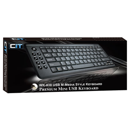 CiT WK-838 Premium Mini Keyboard M-Media