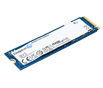 Kingston 1TB NV3 M.2 NVMe Gen4 SSD, M.2 2280, PCIe4, R/W 6000/4000 MB/s - Pink Parsnip Computers