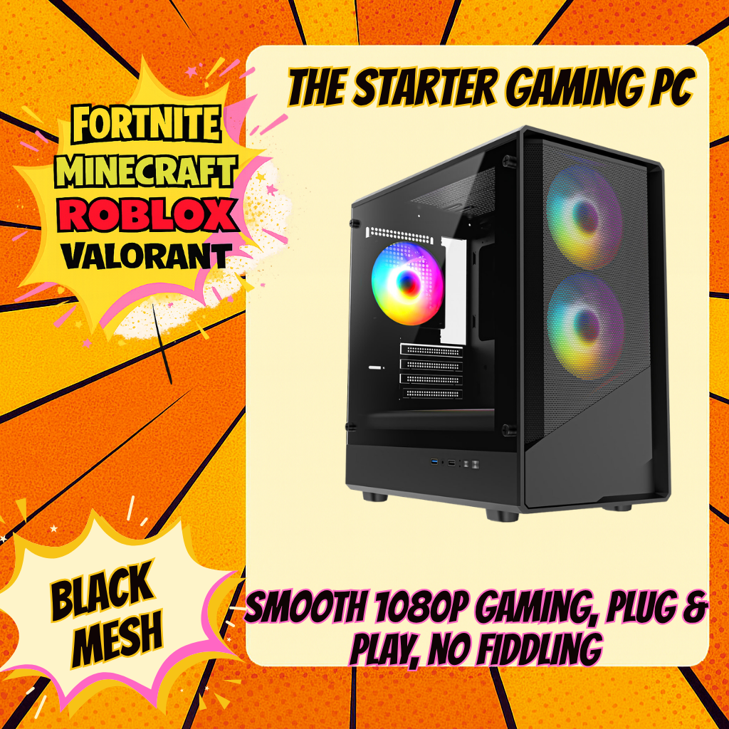 The Starter Gaming PC - The perfect first step into PC gaming | DDR4