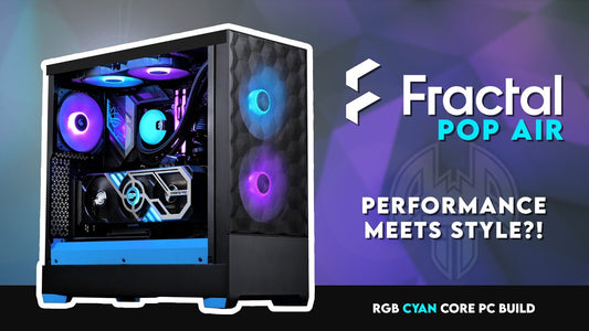 Fractal Design Pop Air RGB Cyan Core TG PC Case