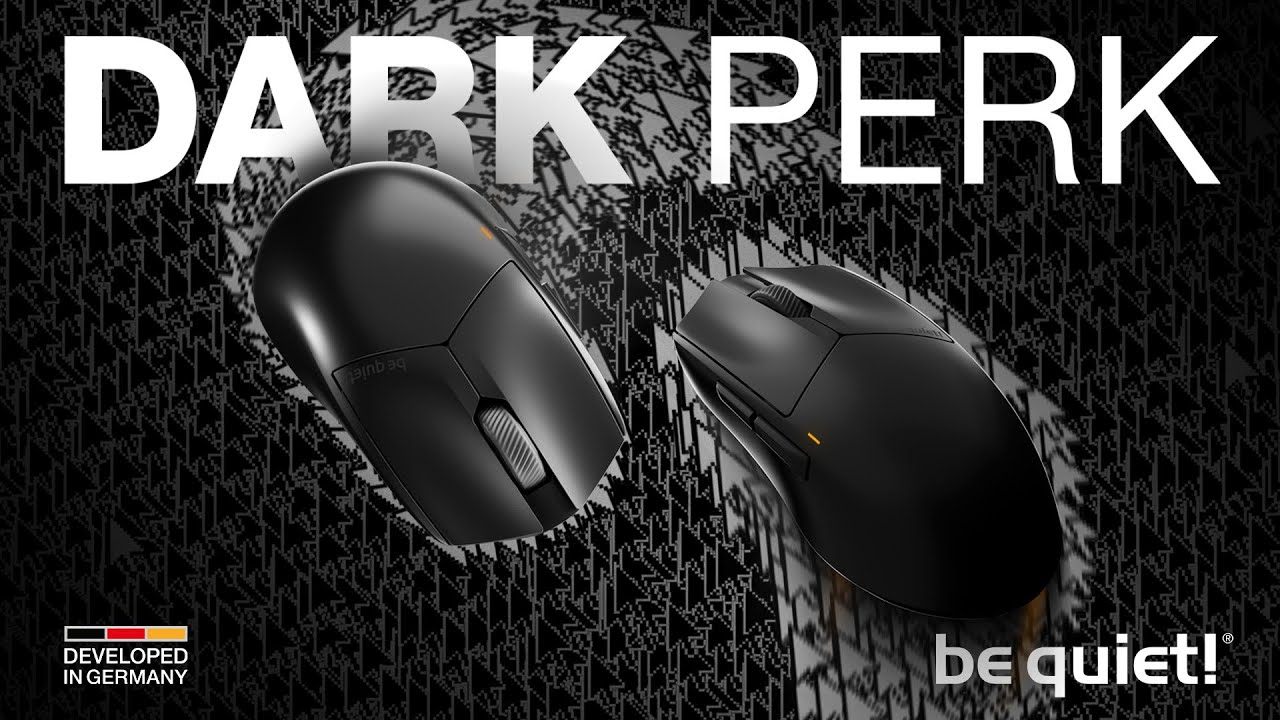 be quiet! Dark Perk Sym Mouse - Black